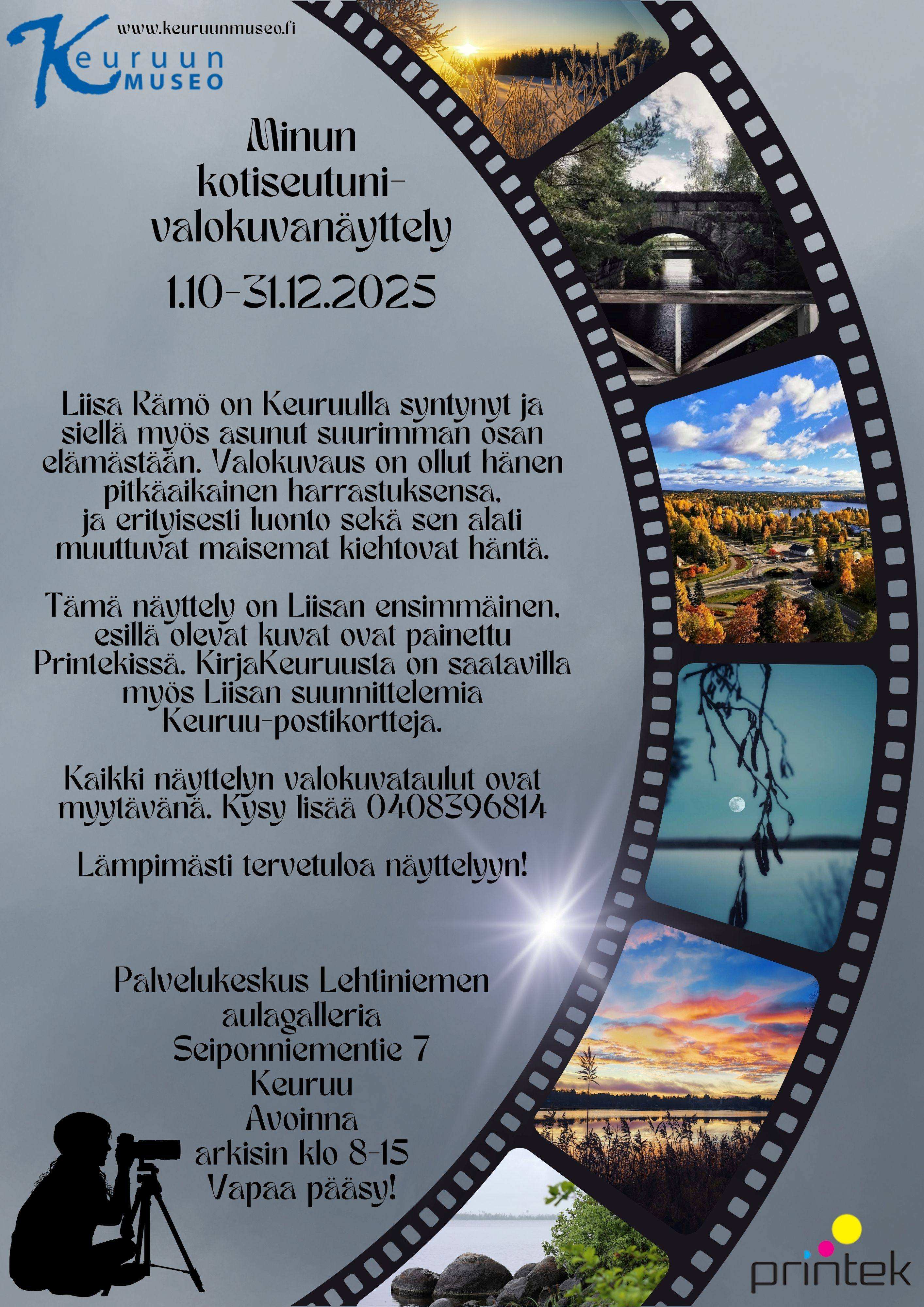 Valokuvanäyttely A4 pienennös